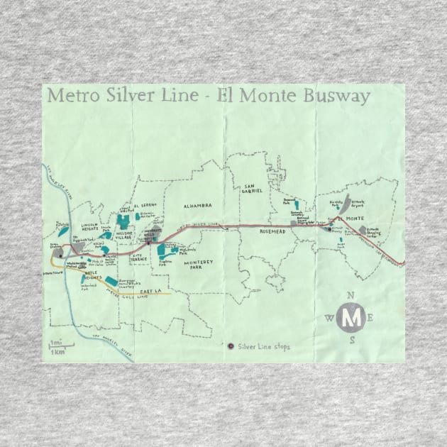 Metro Silver Line - El Monte Busway by PendersleighAndSonsCartography